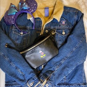 Disney Eeyore denim fur jacket